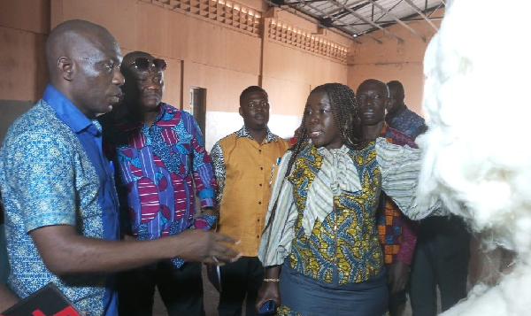 Trade minister visits Volta Star Textiles Limited
