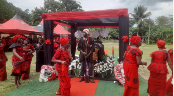 Togbe Saka, a traditional ruler at age 74