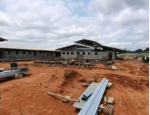 The uncompleted Somanya District Hospital