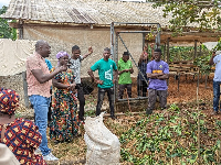 Farmers were also introduced to preparing two types of liquid fertilizers