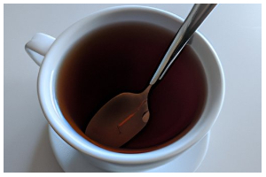 Unsweetened tea offers a sugar-free start to the morning