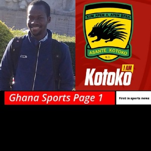 Nyame Newton, a diehard fan of Asante Kotoko