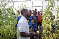 Personnel from AG-STUD Africa interacting with some participants