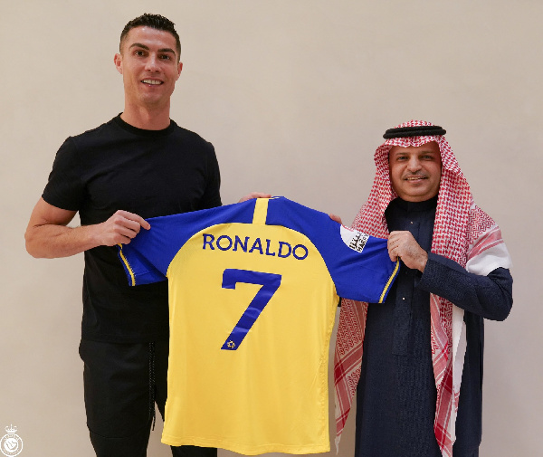 Cristiano Ronaldo unveiled by Al-Nassr