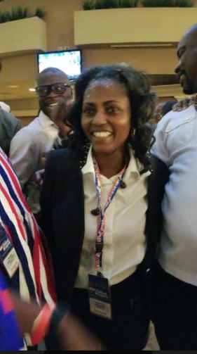 Obaa Yaa Frimpong, the newly elected chairperson of NPP-USA