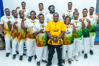 The Ghana Armwrestling squad