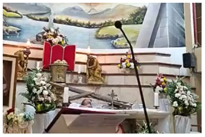 A screenshot of the footage