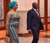 Vice President, Dr Mahamudu Bawumia with wife, Samira Bawumia