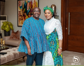 Dr. Mahamudu Bawumia and his wife, Samira Bawumia