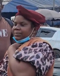 Photo of the trader accused of bitting a taskforce official at Kasoa