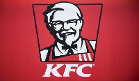 The logo of the KFC food chain