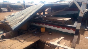 Party Pavilions Destroyed In Chereponi