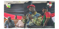 Armah-Kofi Buah speaks at the Western Regional NDC 2026 Youth Conference