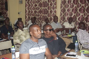 A cross session of COCOBOD drivers at the training session