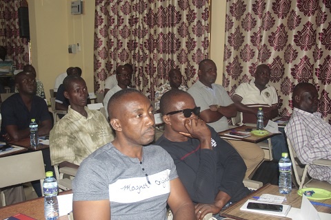 A cross session of COCOBOD drivers at the training session