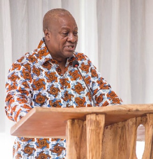 Former president John Dramani Mahama