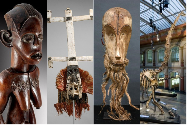 Some masks and sculptors to represent the article