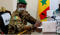 Colonel Assimi Goita, the leader of Mali, who seized power in 2020 and 2021