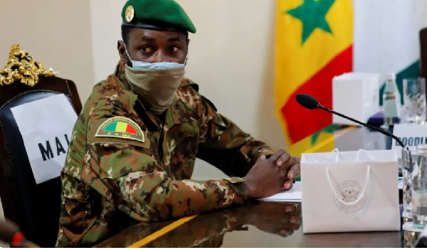 Colonel Assimi Goita, the leader of Mali, who seized power in 2020 and 2021
