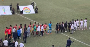 Image of the ongoing democracy cup at Accra Sports Stadium.