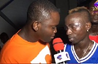 Patapaa in an interview with a reporter