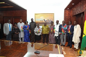 President Akufo-Addo swore into office the 8-member governing body of the Civil Servicr Council