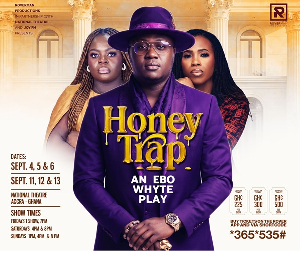 Ebo Whyte has one more story to tell, titled  'Honey Trap'