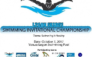 The competition will be held at the swimming pool of the University of Ghana on 7th October