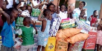 The organisation presented the orphanage with items worth GHC 2, 000