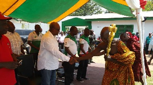 President John Dramani Mahama started his campaign tour in the Brong Ahafo region today.