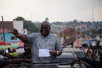 Presidential candidate of the New Patriotic Party, Nana Akufo-Addo
