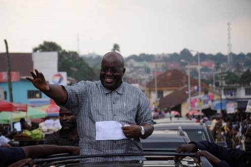 Presidential candidate of the New Patriotic Party, Nana Akufo-Addo