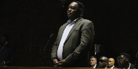 South Africa's national police commissioner appears in the Pretoria Magistrates Court, South Africa