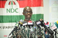 Johnson Asiedu Nketia retained his position as General Sec. of the NDC in the delegates congress