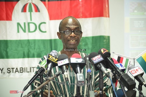 Johnson Asiedu Nketia retained his position as General Sec. of the NDC in the delegates congress