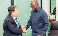 Dr Ato Forson meeting with the World Bank MD