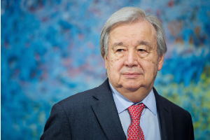 António Guterres attends the 61st session of the UN Human Rights Council in Geneva, Feb 23, 2026