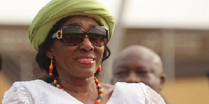 Nana Konadu Agyeman Rawlings, wife of Former President Jerry John Rawlings