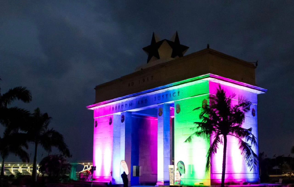 Ghana lights up Independence Square to mark Rare Disease Day 2026