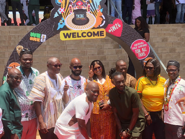 Officials from the Ghana Tourism Authority and Tribe Culture First at the launch event