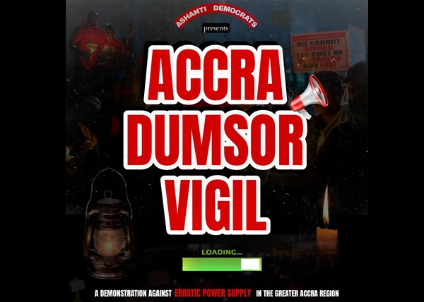 The Accra version of Dumsor Vigil follows a successful one held at Kumasi