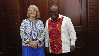 UK Minister of State for Africa, Harriett Baldwin called on President Nana Akufo-Addo