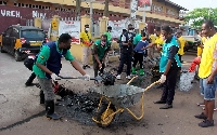 The clean-up campaign is an initiative by the Church to ensure a clean and healthy environment
