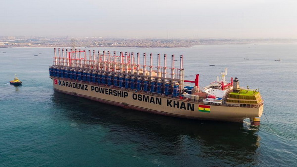 The government says it made the savings by relocating the Karpowership