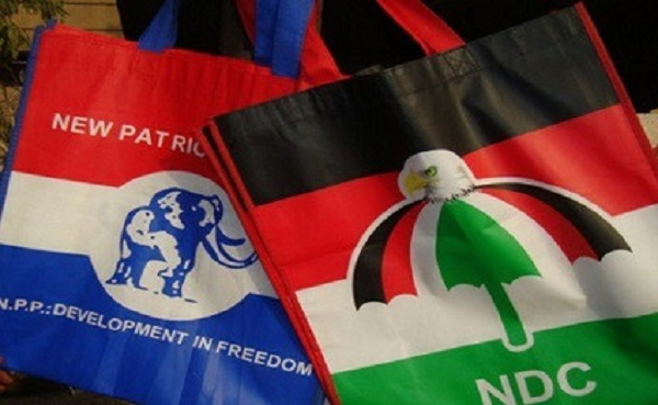 File photo of NPP and NDC bags