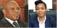 Rtd Justice Atuguba (L) has quizzed why Agyeman-Rawlings has not yet been appointed as a minister