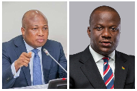 Samuel Okudzeto Ablakwa (L) and Abu Jinapor (R) Randking Member Foreign Affairs Committee