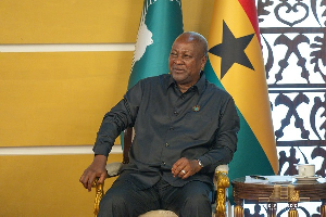 John Dramani Mahama is the President of Ghana