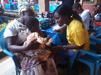 Children, women as well as men were screened for Hepatitis B