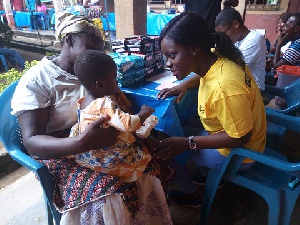Children, women as well as men were screened for Hepatitis B